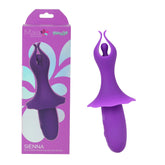 Maia Sienna 15.2 cm USB Rechargeable Fluttering Bullet Vibrator Purple BULLETS